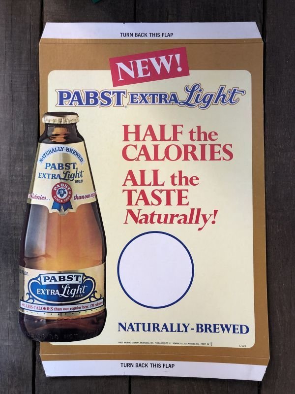 画像4: Vintage Pabst Cardboard Sign NEW! EXTRA Light (S600)