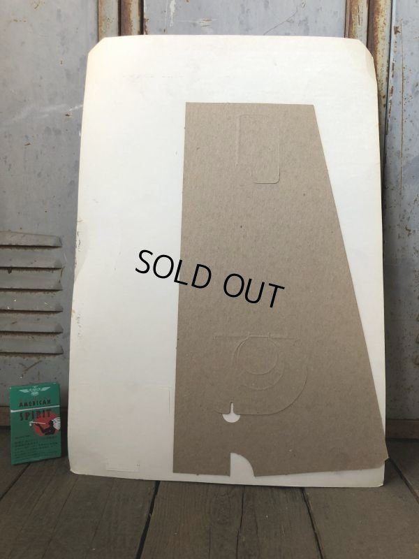 画像8: Vintage Pabst Cardboard Sign FIGURES DON'T LIE! (S601)