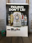 画像1: Vintage Pabst Cardboard Sign FIGURES DON'T LIE! (S601) (1)