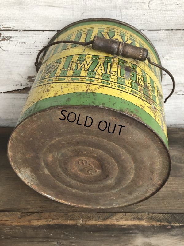 画像8: Vintage J.W.ALLEN Metal Bucket (S603)