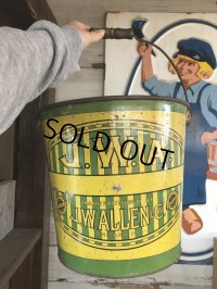 Vintage J.W.ALLEN Metal Bucket (S603)