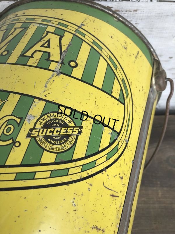 画像9: Vintage J.W.ALLEN Metal Bucket (S603)
