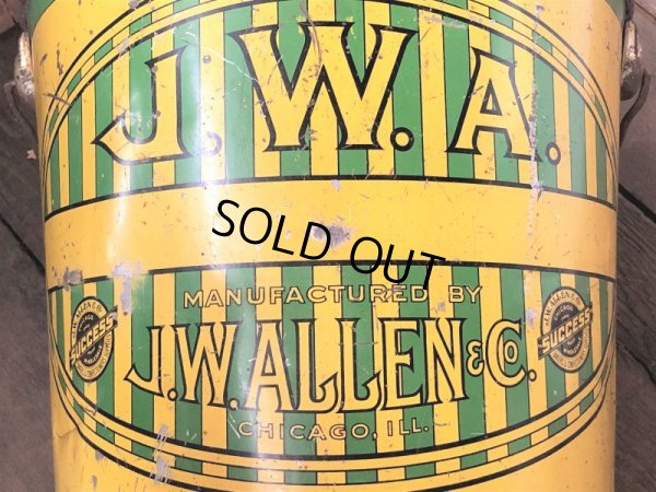 画像10: Vintage J.W.ALLEN Metal Bucket (S603)