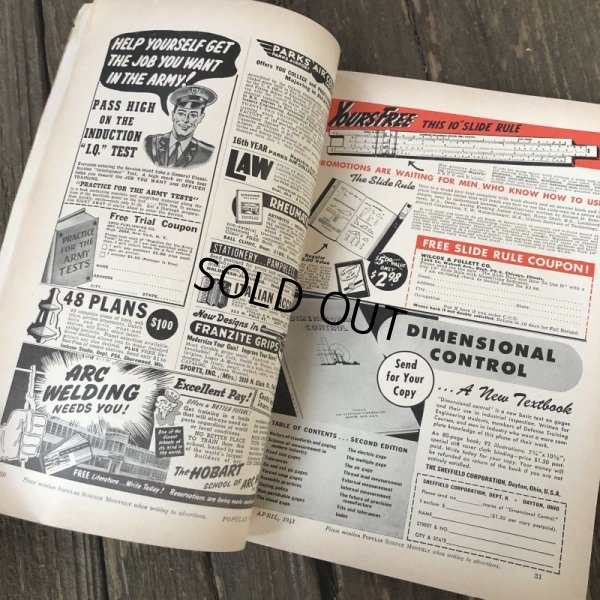 画像10: 1940s Vintage Popular Science Magazine (PS352) 