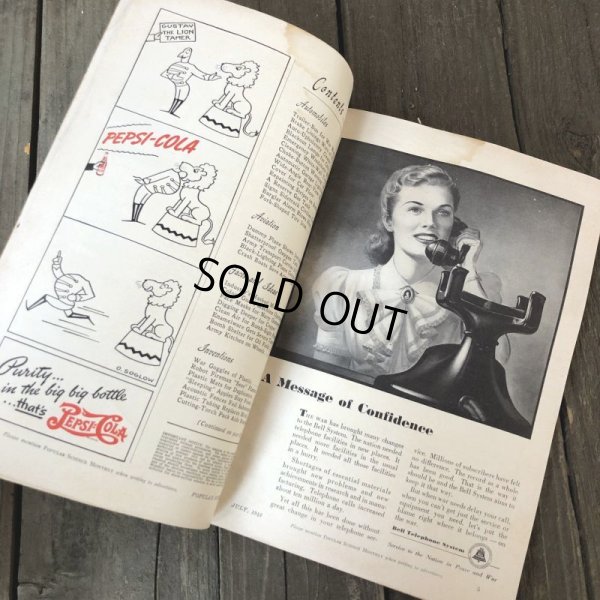 画像7: 1940s Vintage Popular Science Magazine (PS363) 