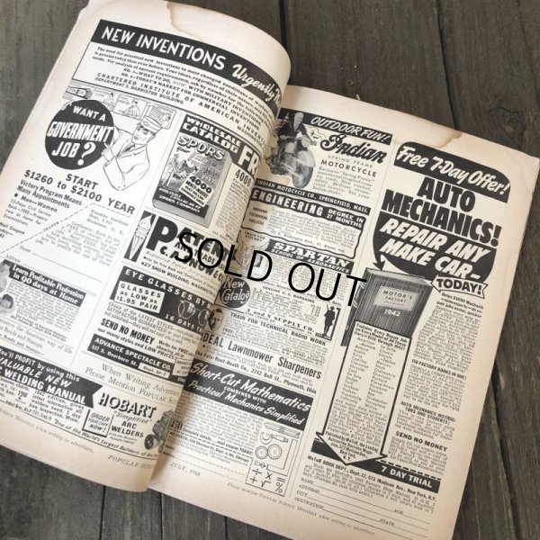 画像6: 1940s Vintage Popular Science Magazine (PS363) 