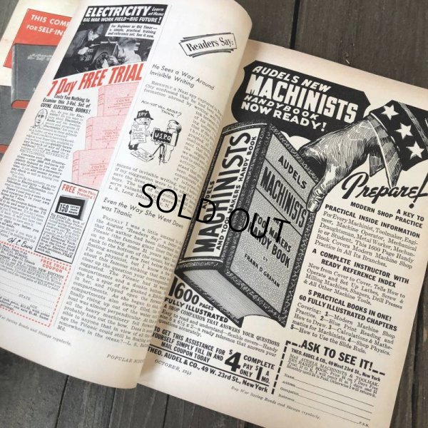 画像9: 1940s Vintage Popular Science Magazine (PS351) 