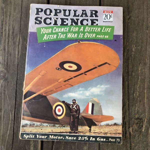 画像1: 1940s Vintage Popular Science Magazine (PS361) 