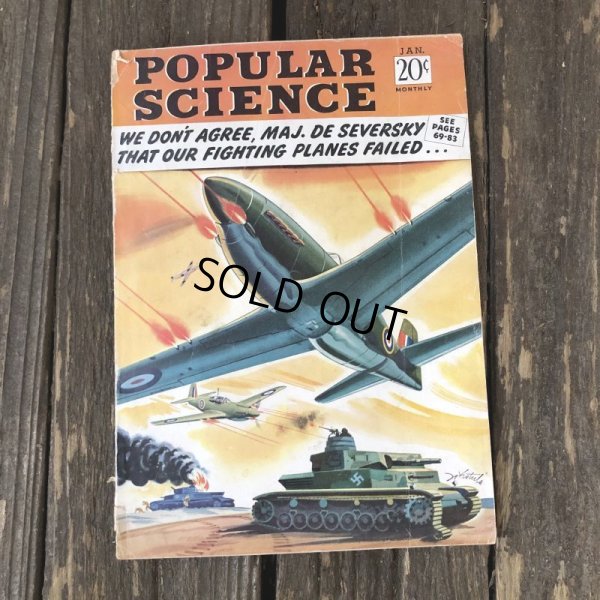 画像1: 1940s Vintage Popular Science Magazine (PS355) 