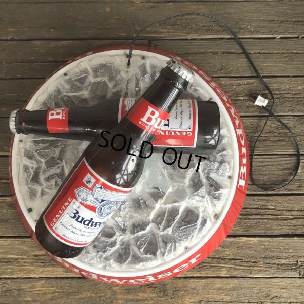 画像4: Vintage Budweiser Pool Bar Ceiling Hanging Lamp Sign (S604)