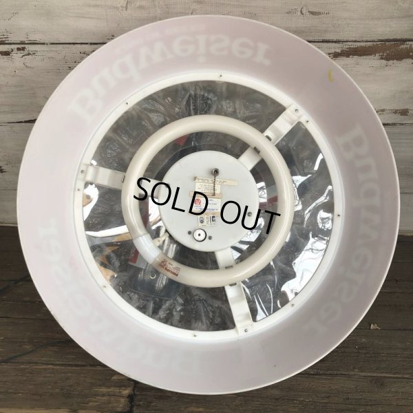 画像9: Vintage Budweiser Pool Bar Ceiling Hanging Lamp Sign (S604)