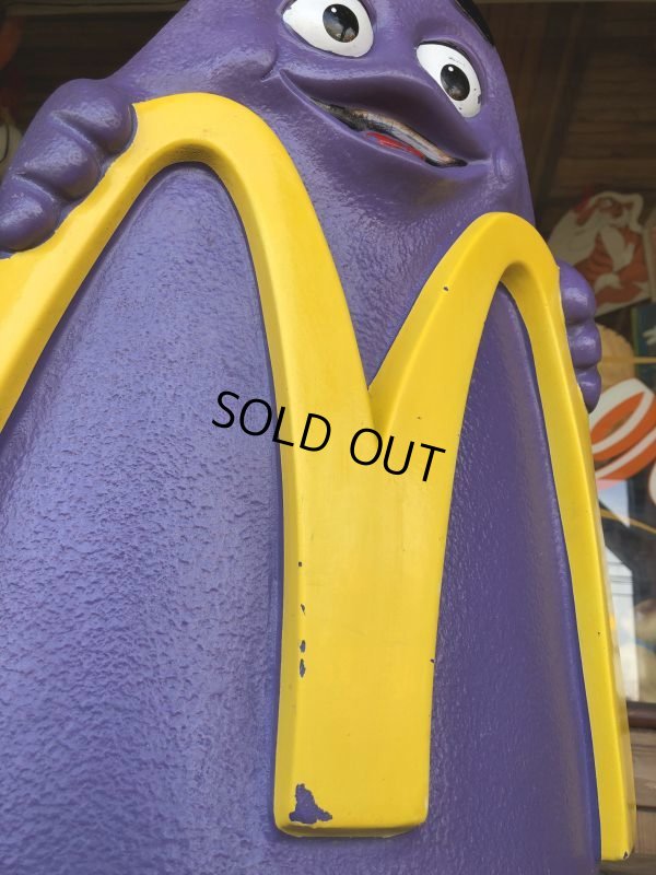 画像5: Vintage Mcdonald's Grimace Statue Playland Childs Chair (S606）