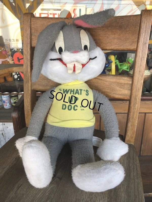 画像1: Vintage Bugs Bunny Doll "WHAT'S UP DOC" (S611）