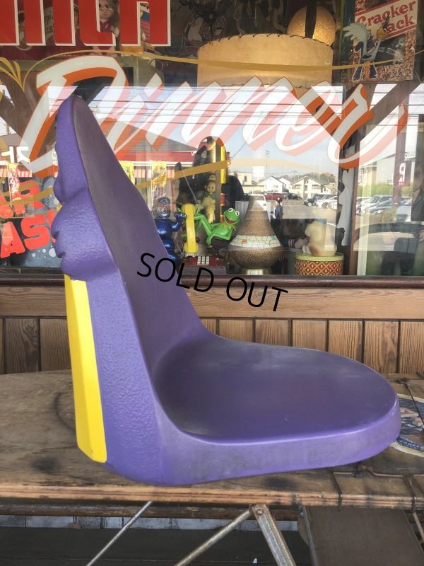 画像4: Vintage Mcdonald's Grimace Statue Playland Childs Chair (S606）