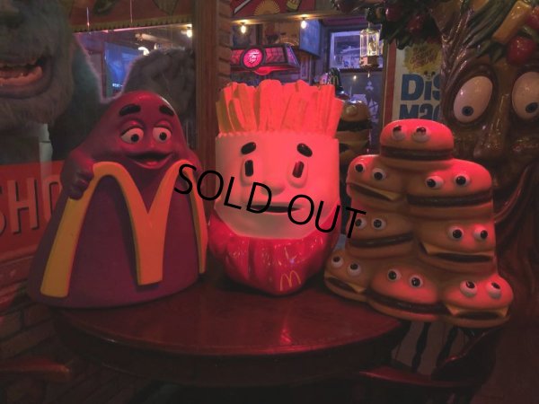 画像12: Vintage Mcdonald's Hamburger & Cheeseburger Statue Playland Childs Chair (S336)