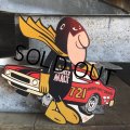 70s Vintage Budweiser Bud Man Mighty Malt Sticker Decal (S615）