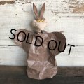 70s Vintage Wile E. Coyote Hand Puppet Doll (S625)