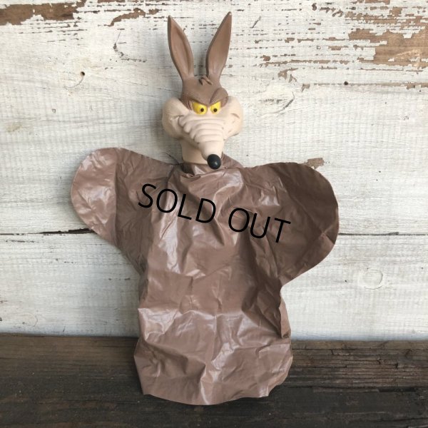 画像1: 70s Vintage Wile E. Coyote Hand Puppet Doll (S625)