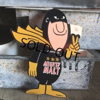 70s Vintage Budweiser Bud Man Mighty Malt Sticker Decal (S612）