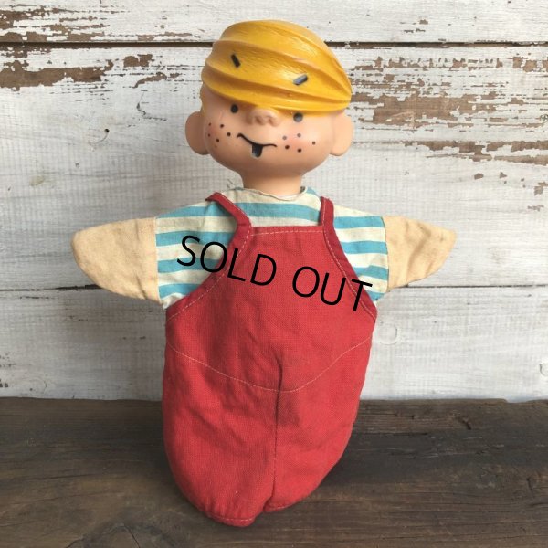 画像1: Vintage Dennis the Menace Hand Puppet Doll (S627)