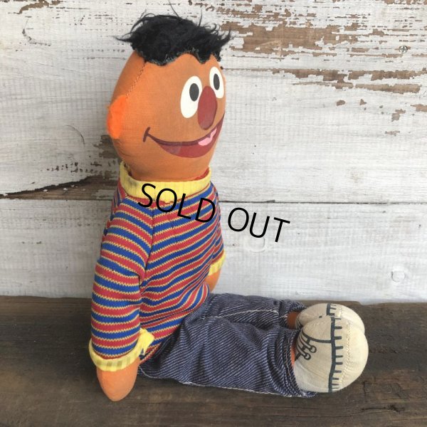 画像2: Vintage Knickerbocker Sesame Street Ernie Plush Doll (S628)