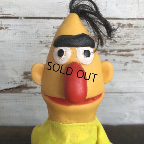 画像6: Vintage Sesame Street Bert Hand Puppet Doll (S630)