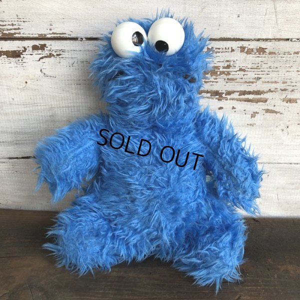 画像1: Vintage Knickerbocker Sesame Street Cookie Monster Plush Doll (S633)