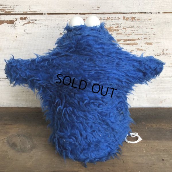画像4: Vintage Knickerbocker Sesame Street Cookie Monster Hand Puppet Doll (S631)