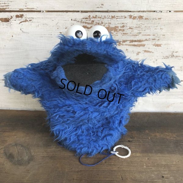 画像2: Vintage Knickerbocker Sesame Street Cookie Monster Hand Puppet Doll (S631)