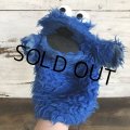 Vintage Knickerbocker Sesame Street Cookie Monster Hand Puppet Doll (S631)