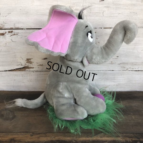 画像2: 80s Vintage Dr. Seuss Horton Plush Doll (S638)