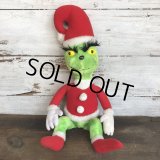 80s Vintage Dr. Suess The Grinch Plush Doll (S639)