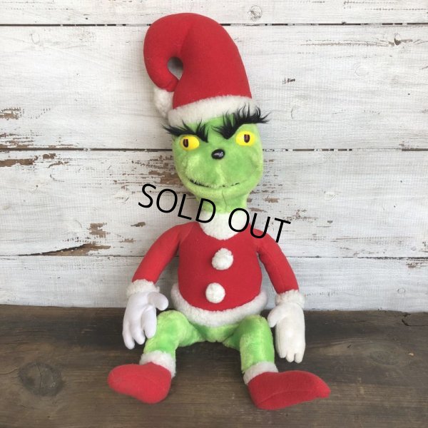 画像1: 80s Vintage Dr. Suess The Grinch Plush Doll (S639)