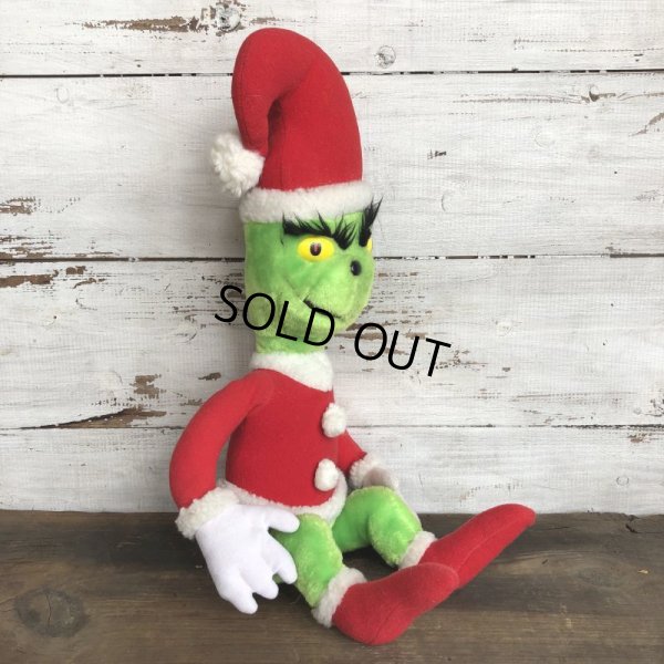 画像2: 80s Vintage Dr. Suess The Grinch Plush Doll (S639)