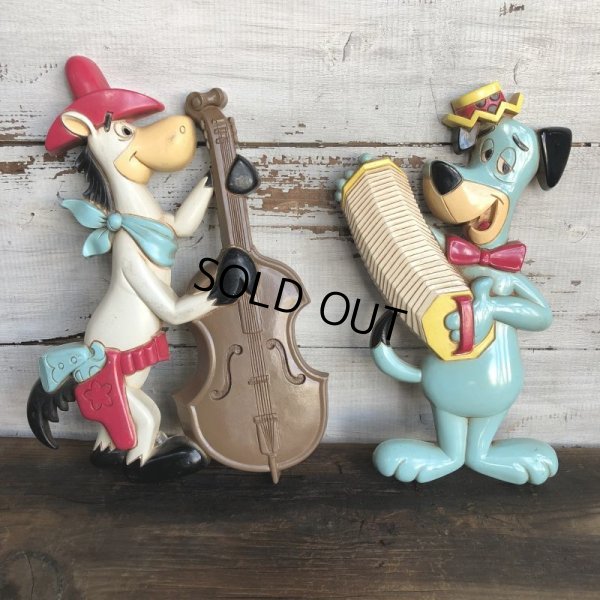 画像1: Vintage Quick Draw McGraw & Huckleberry Hound Wall Decor Set (S645）