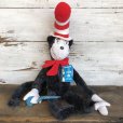 画像1: 80s Vintage Dr. Suess Cat in the Hat Plush Doll (S640) (1)