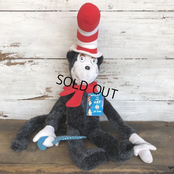 画像1: 80s Vintage Dr. Suess Cat in the Hat Plush Doll (S640)