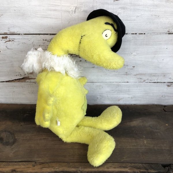 画像2: 70s Vintage Dr. Seuss The Sneetch Plush Doll (S644)