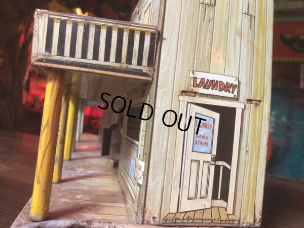 画像8: 1950's Marx Dodge City Western Town Play House (S646)