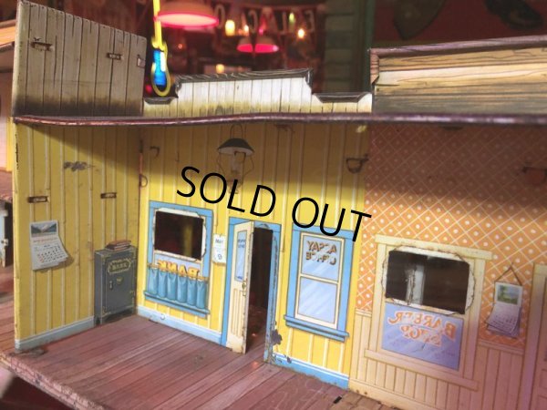 画像13: 1950's Marx Dodge City Western Town Play House (S646)