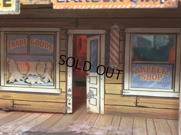 画像7: 1950's Marx Dodge City Western Town Play House (S646)