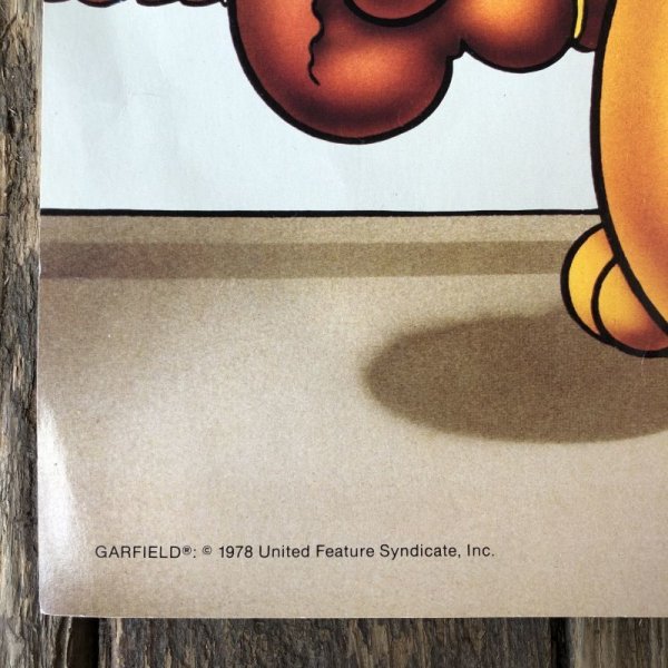 画像2: Vintage Garfield Poster Jumbo Card (S660)