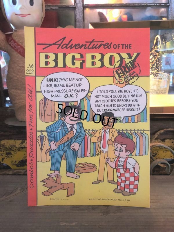 画像1: 1970s Vintage Big Boy Comic No202 (S664) 
