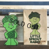 80s Vintage Little Green Sprout RADIO (S681)