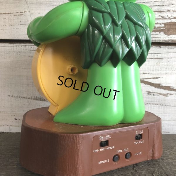 画像7: 80s Vintage Little Green Sprout Talking Alarm Clock (S680)