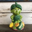 画像1: 80s Vintage Little Green Sprout Musical Bank (S678) (1)