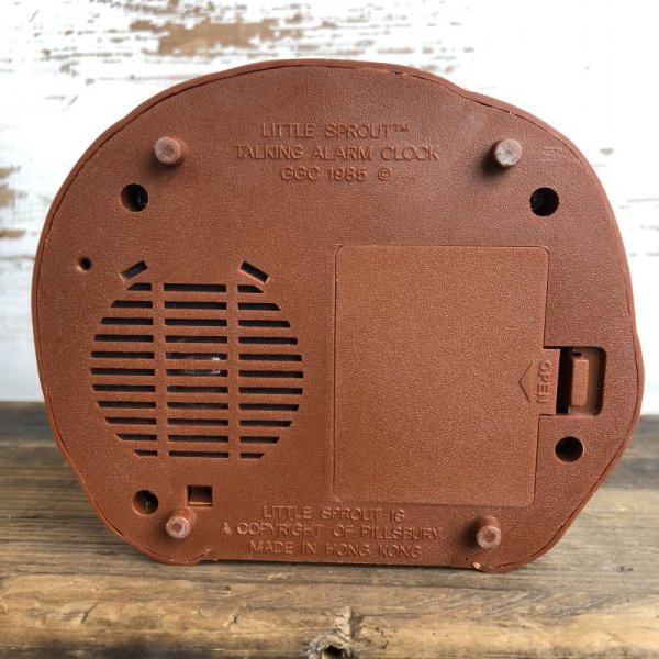 画像9: 80s Vintage Little Green Sprout Talking Alarm Clock (S680)