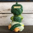 画像3: 80s Vintage Little Green Sprout Musical Bank (S678)