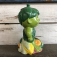 画像2: 80s Vintage Little Green Sprout Musical Bank (S678) (2)