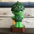 画像3: 80s Vintage Little Green Sprout Talking Alarm Clock (S680)